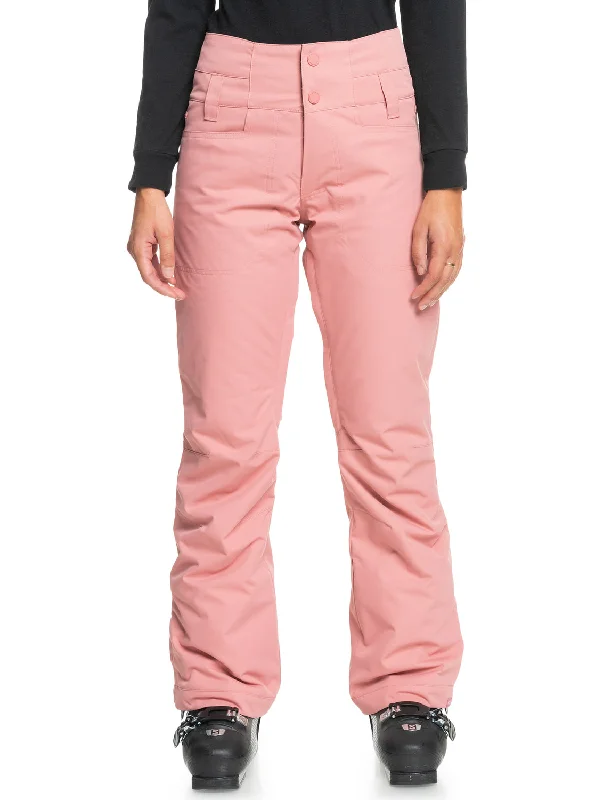 Stretch twill pants for flexible office comfort -Diversion Technical Snow Pants - Dusty Rose