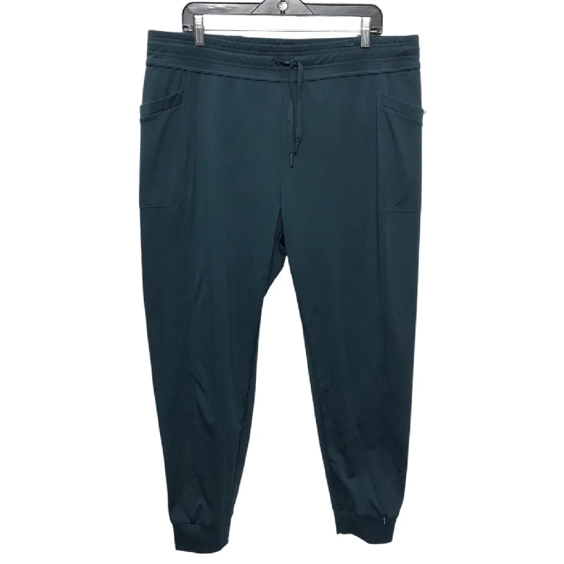 Flowy culottes pants for breezy summer style -Athletic Pants By 32 Degrees In Green, Size: Xl