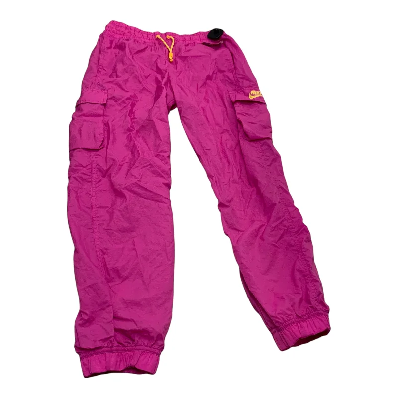 High-performance ski pants for snowy mountain slopes -Athletic Pants By Nike Apparel In Pink, Size: S