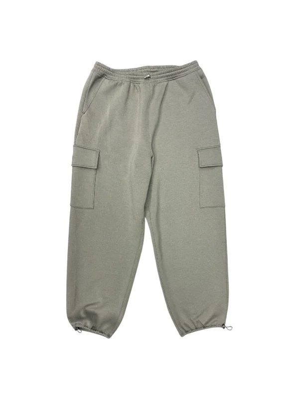 Lightweight travel pants with wrinkle-free fabric -Athletic Pants By Abercrombie And Fitch In Green, Size: L