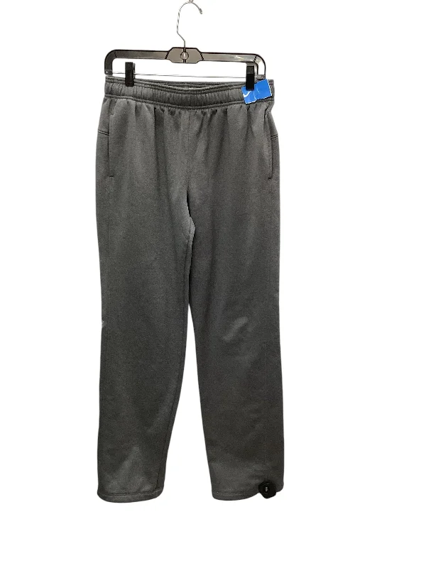 Bold plaid pants for eye-catching style choices -Athletic Pants By Under Armour In Grey, Size: M