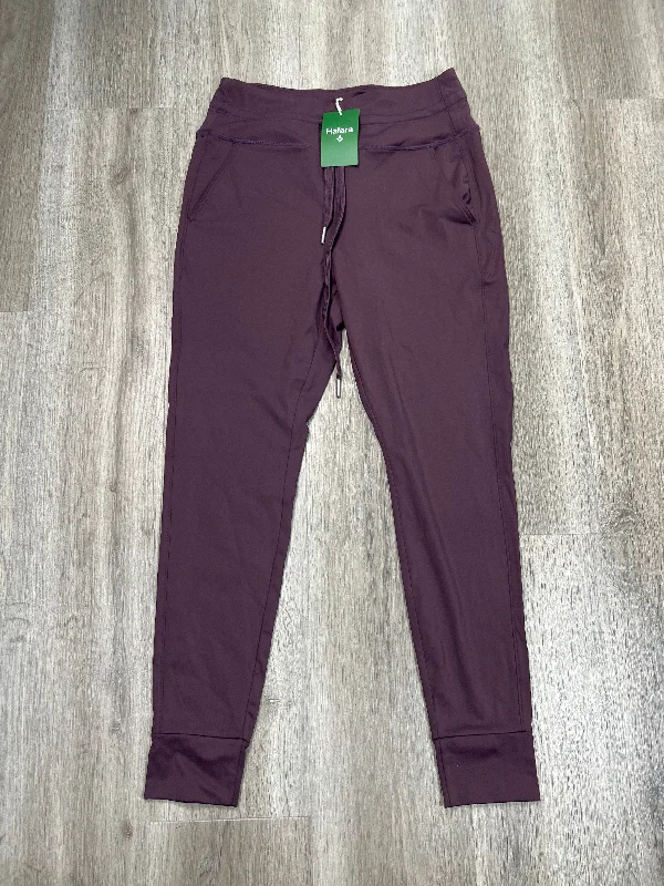 Quick-dry travel pants for adventurous globetrotters -Athletic Pants By Halara In Purple, Size: M