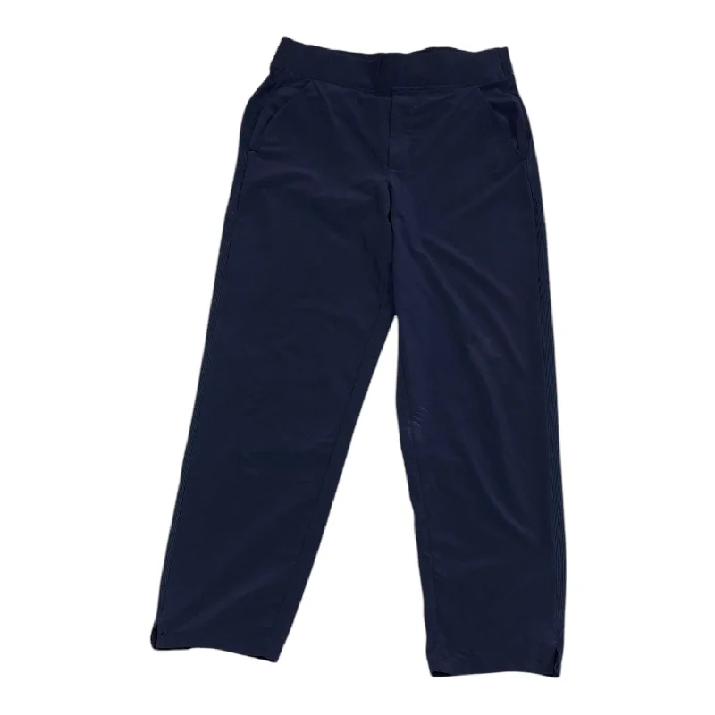 Waterproof rain pants for stormy weather protection -Athletic Pants By Athleta In Navy, Size: 4