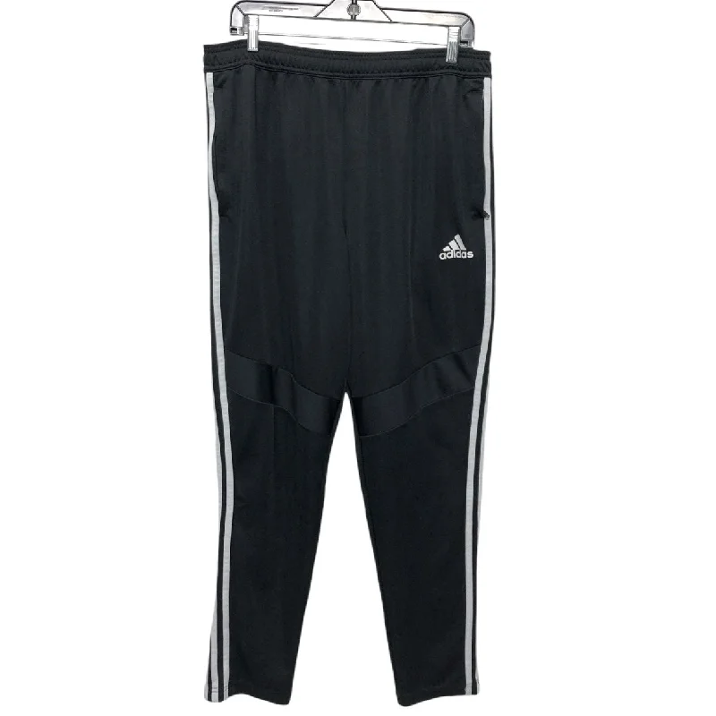 Reinforced cargo pants for heavy-duty field work -Athletic Pants By Adidas In Black, Size: Xl