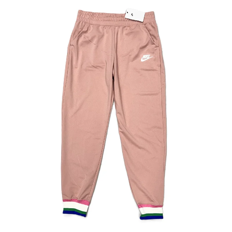 Weatherproof hiking pants for all-season trail use -Athletic Pants By Nike Apparel In Pink, Size: M