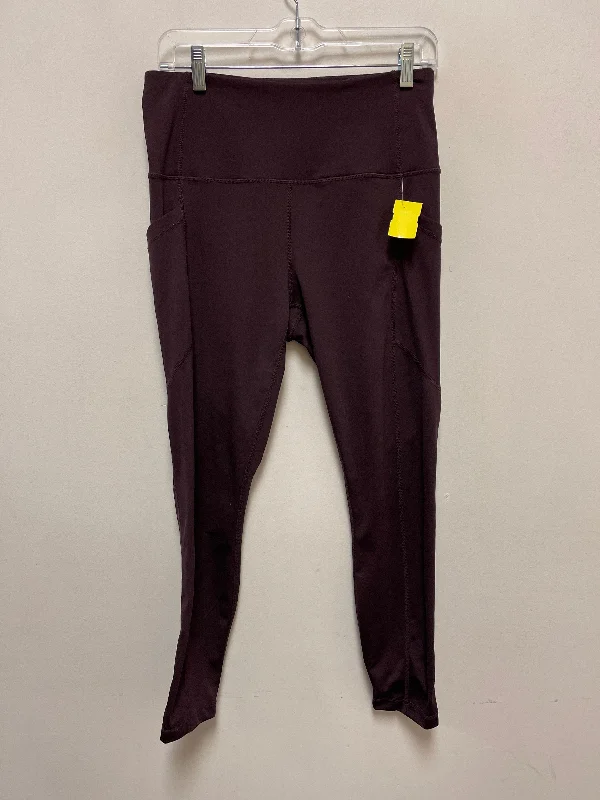 Formal suit pants for wedding guest elegance -Athletic Pants By 90 Degrees By Reflex In Purple, Size: L