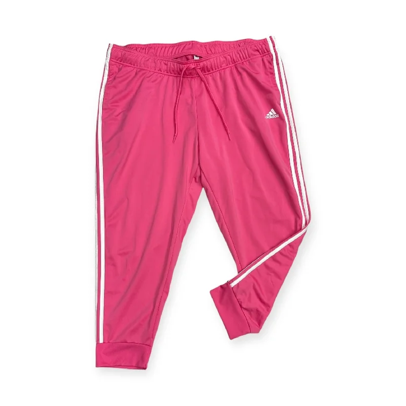 Slim-fit chinos for modern business casual -Athletic Pants By Adidas In Pink, Size: 3x