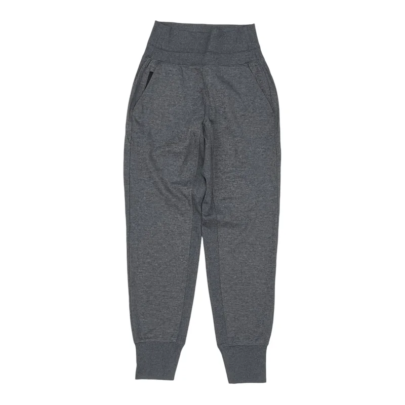 Lightweight linen pants for beach vacation style -Athletic Pants By Athleta In Grey, Size:Xxs