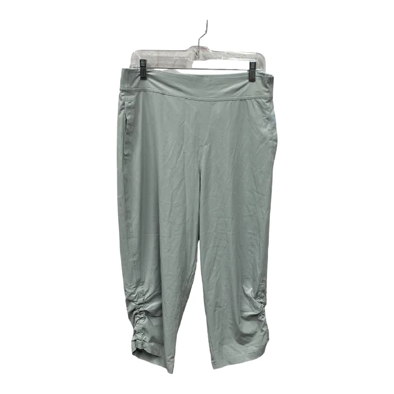 Warm flannel pants for chilly morning lounging -Athletic Pants By Calia In Grey, Size:L