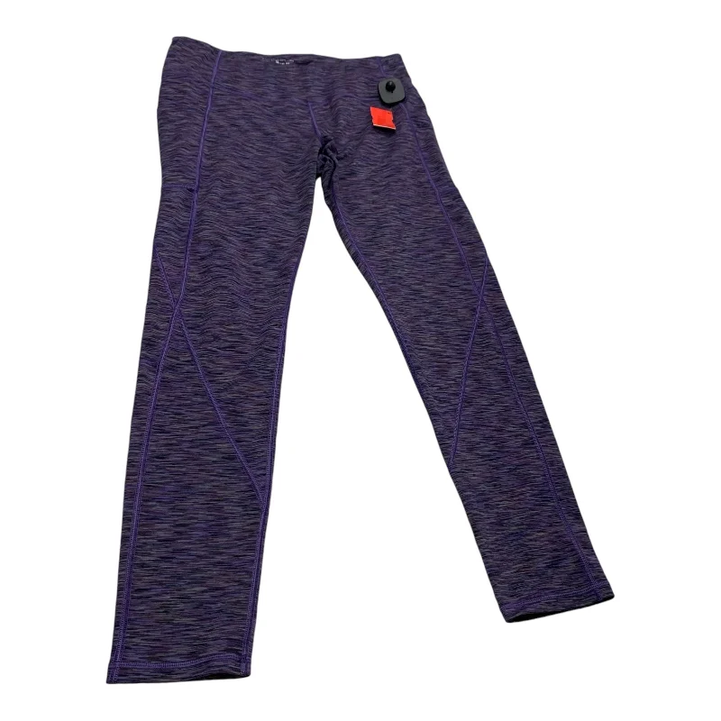 Versatile black pants for any occasion pairing -Athletic Pants By Healthy Yoga In Purple, Size: Xl