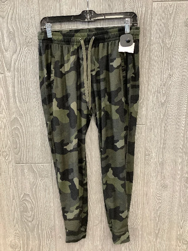 Multi-pocket pants for organized travel convenience -Athletic Pants By Old Navy In Camouflage Print, Size: S