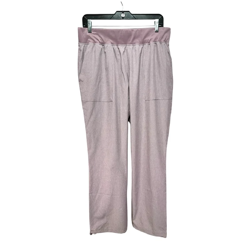 Vintage corduroy pants for retro style vibes -Athletic Pants By Ocean & Coast In Purple, Size: L