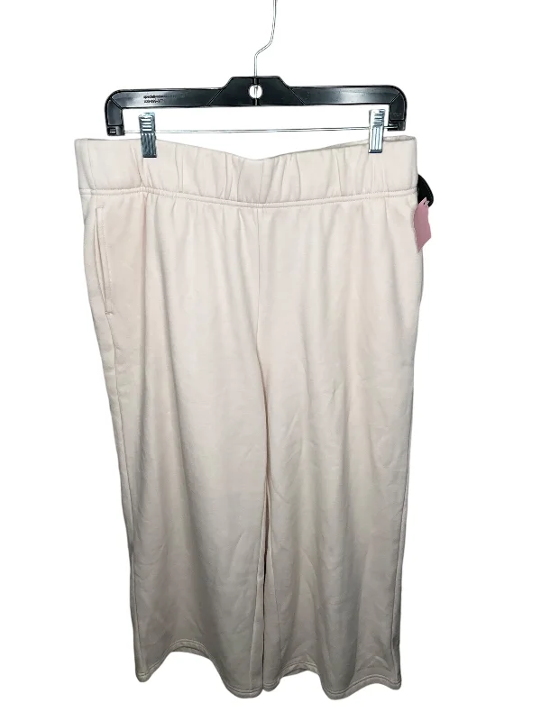 Quick-dry travel pants for adventurous globetrotters -Athletic Pants By Fabletics In Beige, Size: Xl