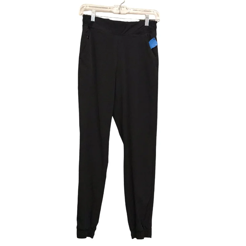 Designer skinny pants for luxury fashion flair -Athletic Pants By Athleta In Black, Size:Xs