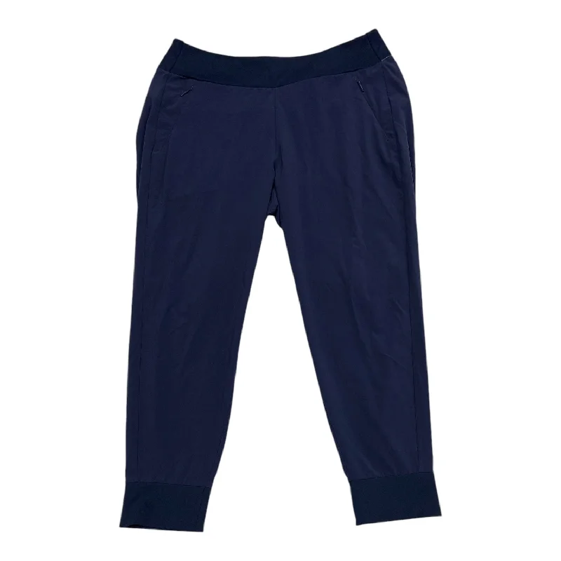 Waterproof hiking pants for rainy trail conditions -Athletic Pants By Athleta In Navy, Size: 14p