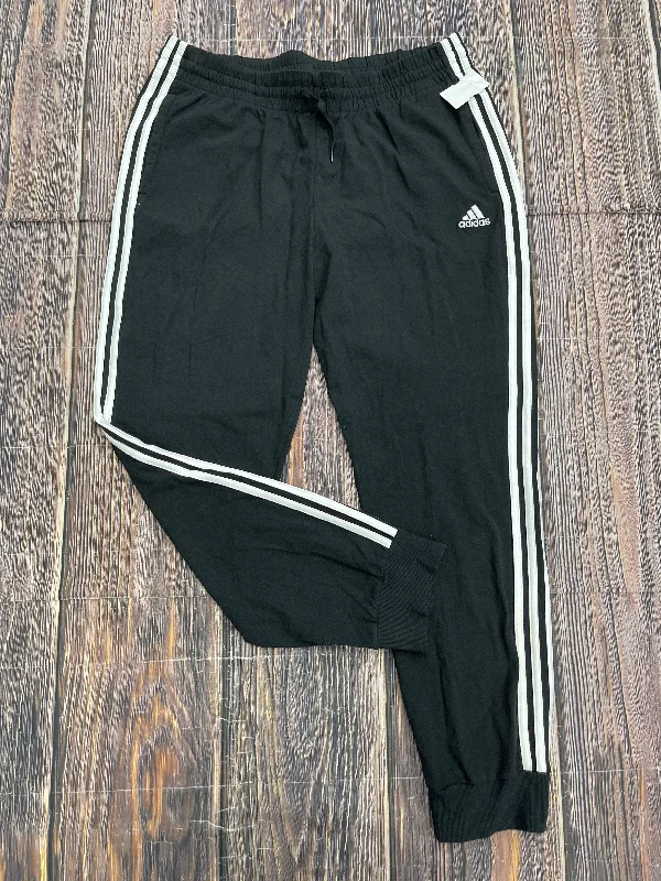 Tailored ankle pants for chic office outfits -Athletic Pants By Adidas In Black, Size: Xl