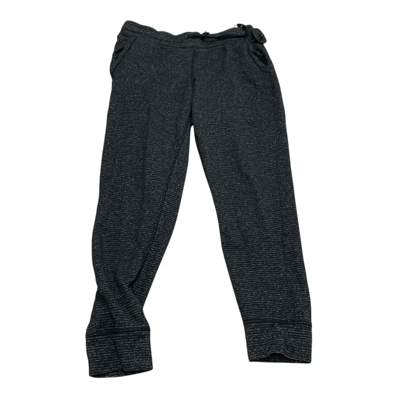 Casual drawstring pants for effortless home relaxation -Athletic Pants By Champion In Black, Size: S