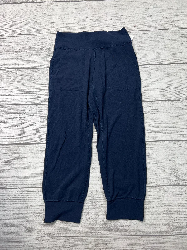 Breathable mesh pants for hot weather sports -Athletic Pants By Lululemon In Navy, Size: 6