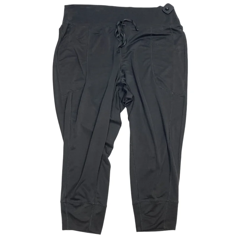 Durable twill pants for tough outdoor jobs -Athletic Pants By Fabletics In Grey, Size: 1x