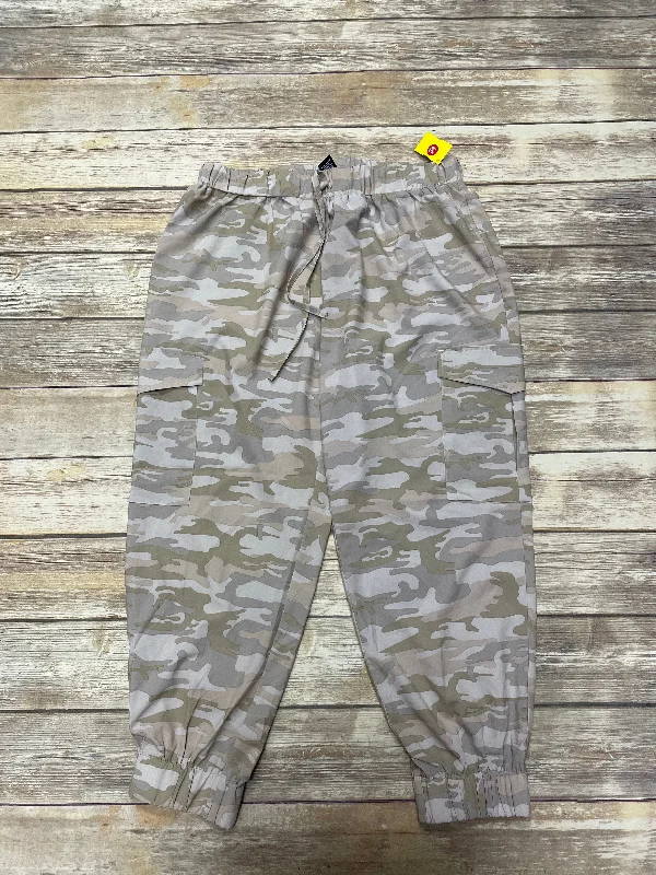 Heavy-duty ripstop pants for extreme hiking durability -Athletic Pants By Soho Design Group In Camouflage Print, Size: Xl