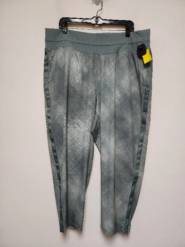 Durable denim pants for long-lasting everyday use -Athletic Pants By Athleta In Green, Size: 2x