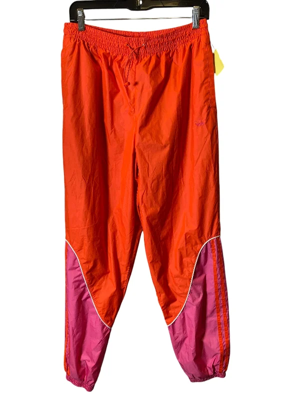 Stretch denim pants for curvy figure flattery -Athletic Pants By Adidas In Orange & Pink, Size: M