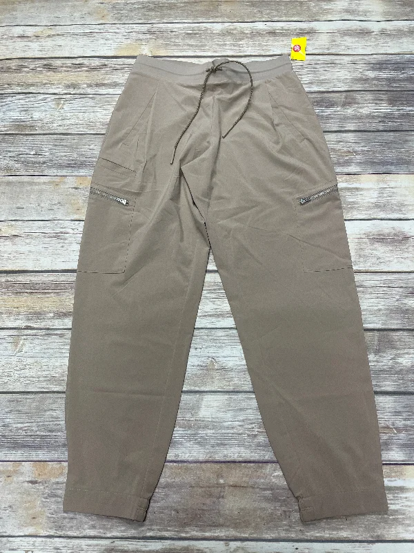 Durable cargo pants for outdoor hiking adventures -Athletic Pants By Athleta In Tan, Size: S