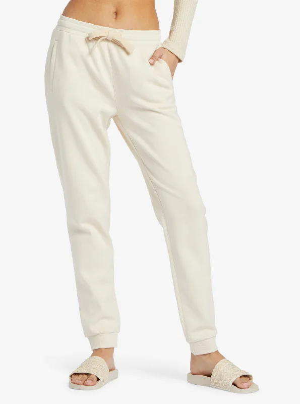 Stretchy skinny pants for figure-hugging appeal -Go Off Jogger Sweatpants - Tapioca