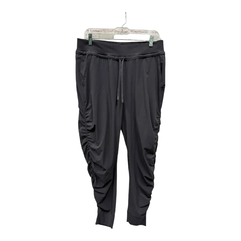 Classic straight-leg pants for versatile daily wear -Athletic Pants By Athleta In Grey, Size:10