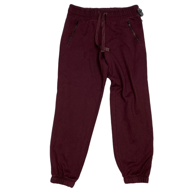 Retro bell-bottom pants for 70s-inspired fashion -Athletic Pants By Athleta In Red, Size: M