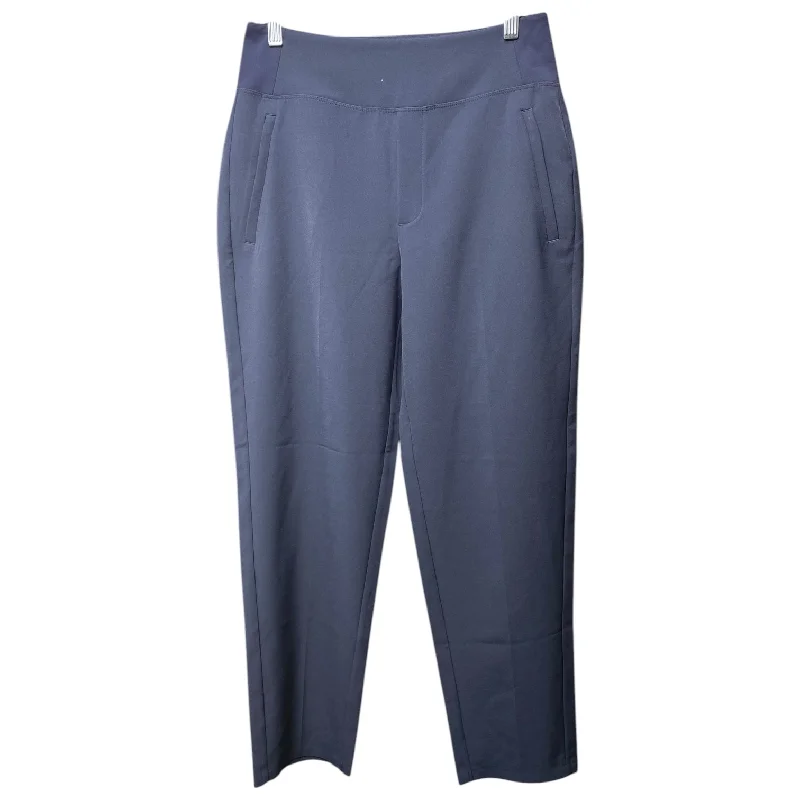 Flowy linen pants for relaxed tropical vacations -Athletic Pants By Athleta In Navy, Size: 6