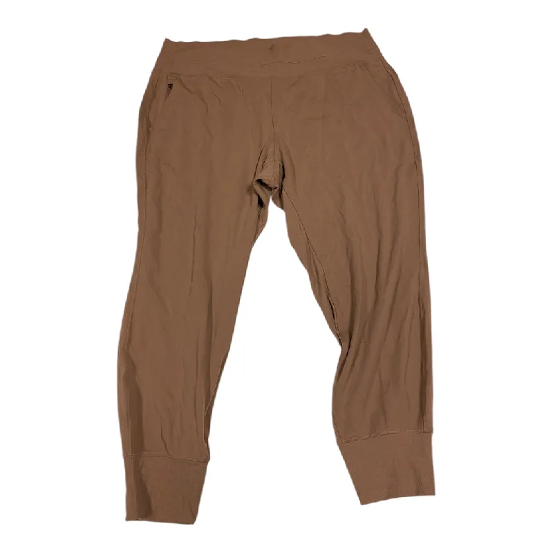 Classic khaki pants for timeless wardrobe staples -Athletic Pants By Athleta In Tan, Size: 2x