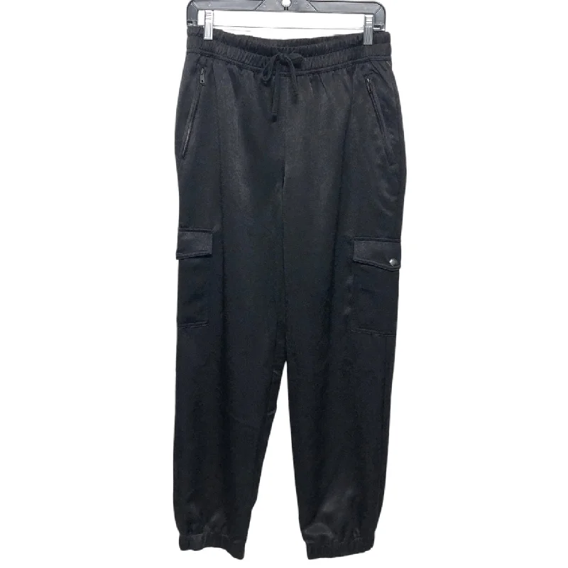 Adjustable waist pants for custom fit ease -Athletic Pants By Clothes Mentor In Black, Size: S