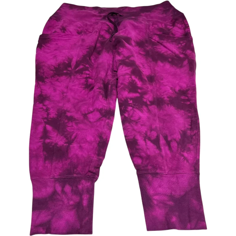 Flowy linen pants for relaxed tropical vacations -Athletic Pants By All In Motion In Purple, Size: Xxxl