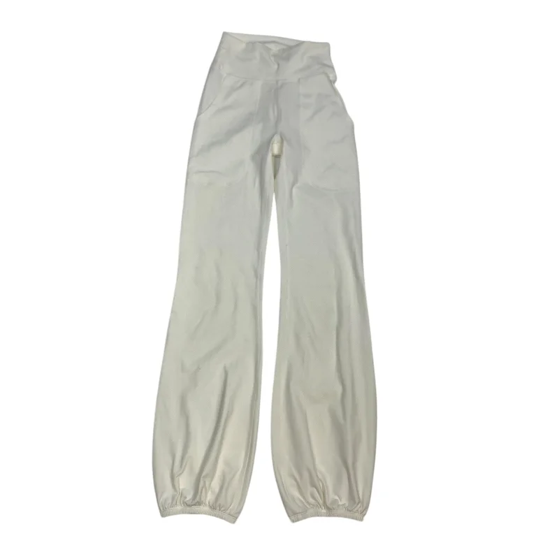 Quick-dry cargo pants for fishing trip practicality -Athletic Pants By Altard State In Cream, Size: S