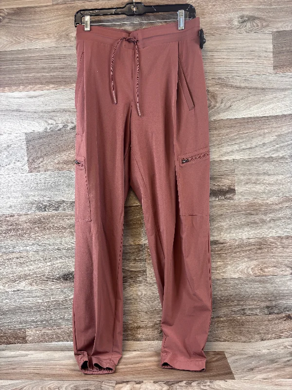 Warm flannel pants for chilly morning lounging -Athletic Pants By Athleta In Brown, Size: M