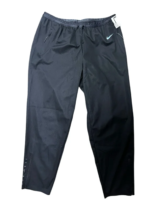 Lightweight linen pants for beach vacation style -Athletic Pants By Nike Apparel In Black, Size: Xl