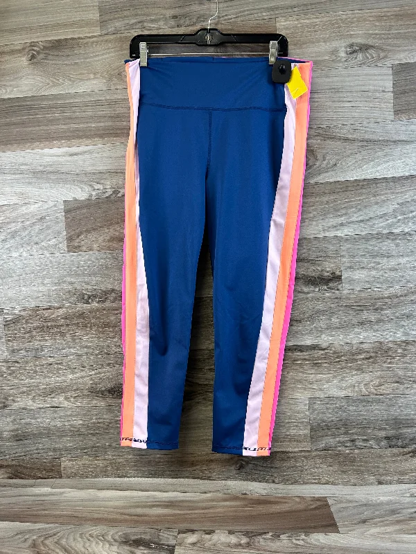 Insulated ski pants for alpine adventure warmth -Athletic Pants By Lilly Pulitzer In Blue & Pink, Size: Xl