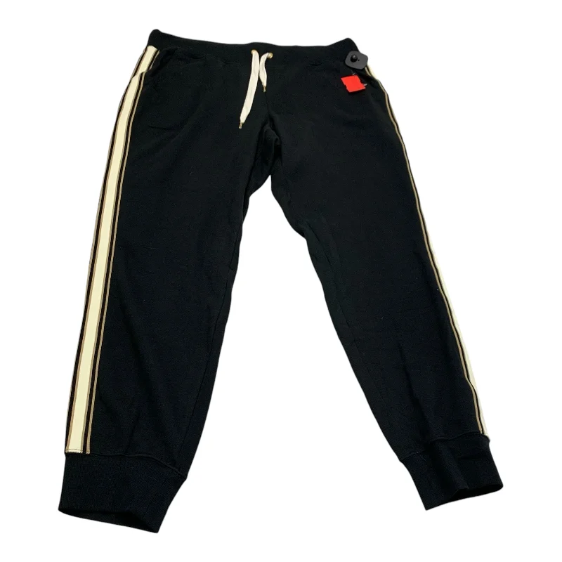 Comfortable stretch pants for casual daily wear -Athletic Pants By Lauren By Ralph Lauren In Black, Size: Xl