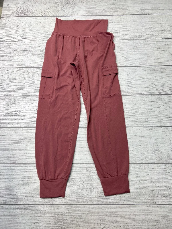 Classic straight-leg pants for versatile daily wear -Athletic Pants By Athleta In Mauve, Size: Sp