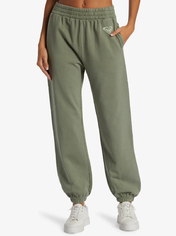 Bold patterned pants for standout fashion statements -Lineup Fleece Pant Sweatpants - Agave Green