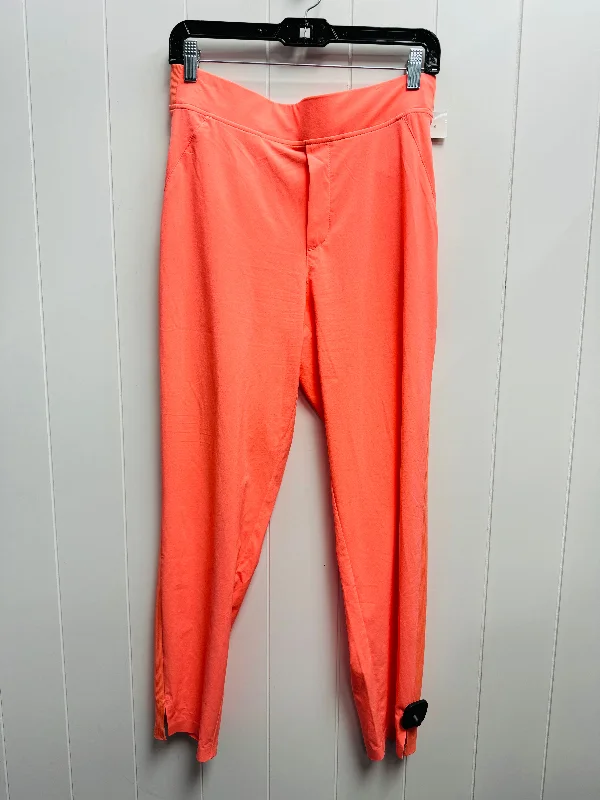 Casual twill pants for easygoing daily outfits -Athletic Pants By Athleta In Orange, Size: 8