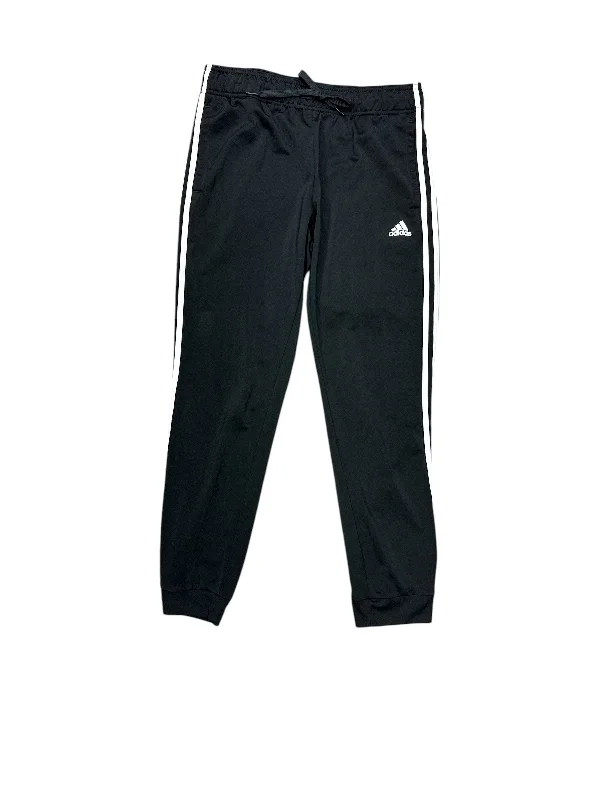 Rugged outdoor pants for mountain climbing strength -Athletic Pants By Adidas In Black, Size: L