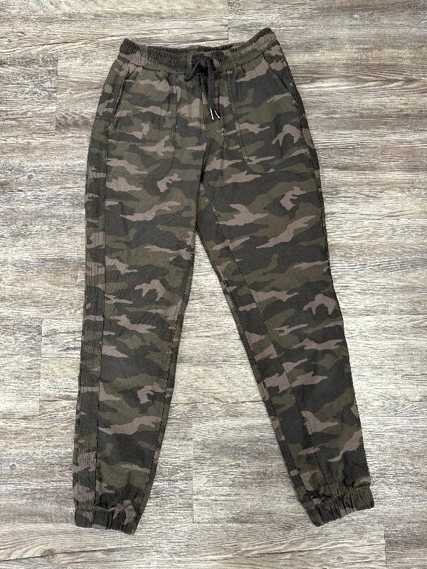 Tactical cargo pants for outdoor survival needs -Athletic Pants By Athleta In Camouflage Print, Size: 0