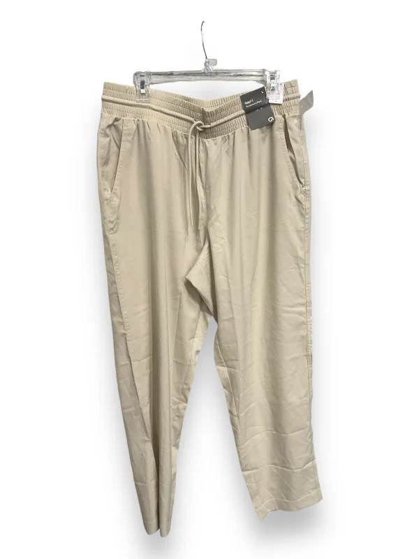 Tactical combat pants for military training use -Athletic Pants By Gapfit In Cream, Size: L