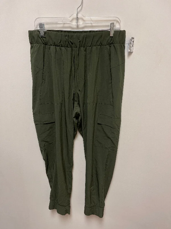 Soft jogger pants for relaxed weekend lounging -Athletic Pants By All In Motion In Green, Size: M