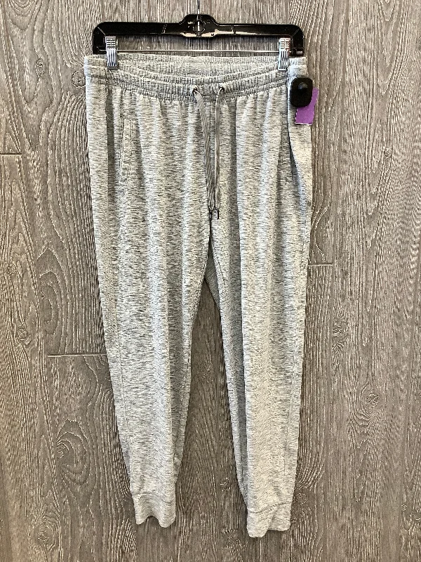 Luxury silk pants for glamorous evening wear -Athletic Pants By Old Navy In Grey, Size: S