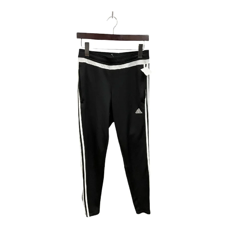 Affordable denim pants for everyday rugged use -Athletic Pants By Adidas In Black & White, Size: S