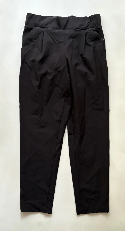 Stretchy skinny pants for figure-hugging appeal -Athletic Pants By Calvin Klein Performance In Black, Size: S