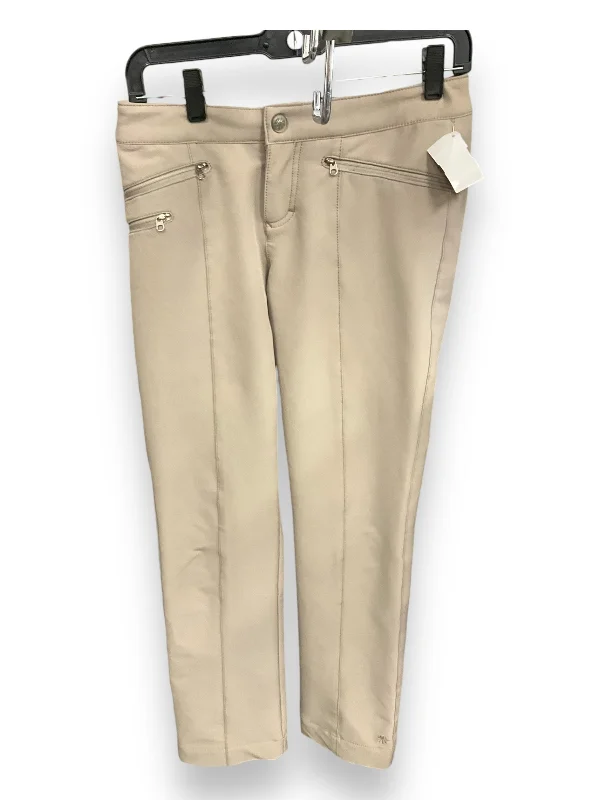 Lightweight travel pants with wrinkle-free fabric -Athletic Pants By Athleta In Taupe, Size: Xs